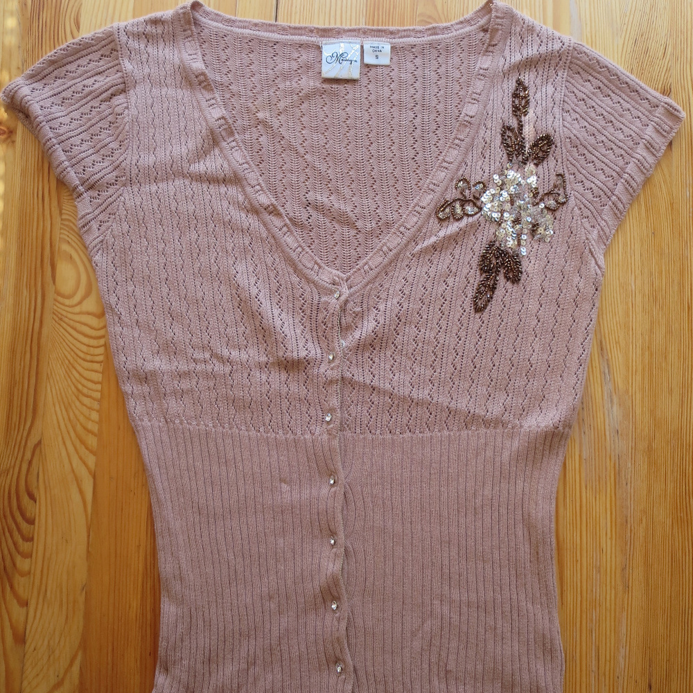 Knitted top | Blouse | Button Down | size S